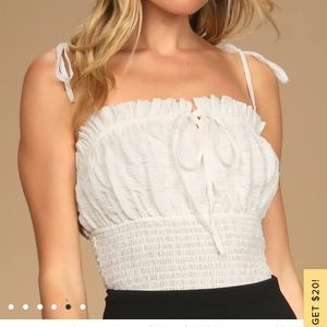 Ruffled Smock bodysuit